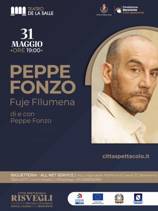 Peppe Fonzo in “Fuje Filomena”