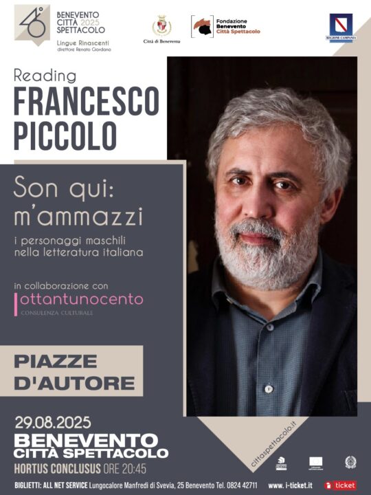 Reading con Francesco Piccolo