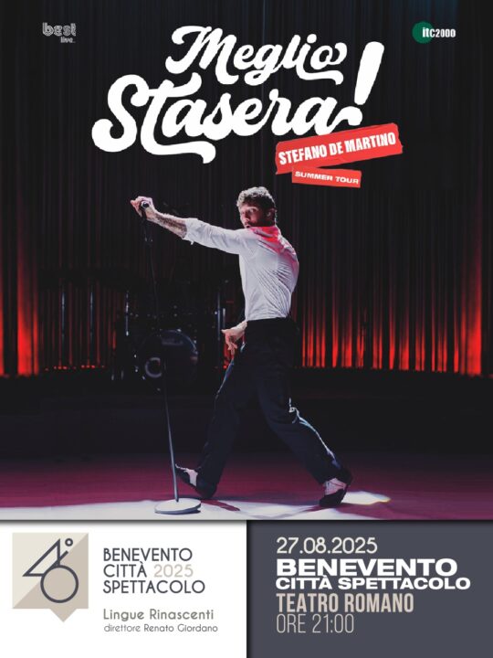 Stefano De Martino a Benevento Città Spettacolo: info biglietti