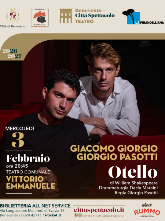 Giacomo Giorgio e Giorgio Pasotti in “Otello”