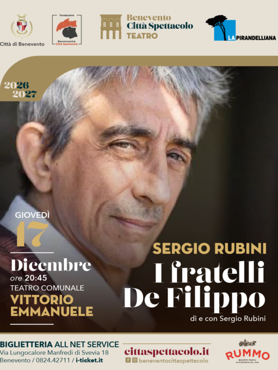 Sergio Rubini in “I fratelli De Filippo”